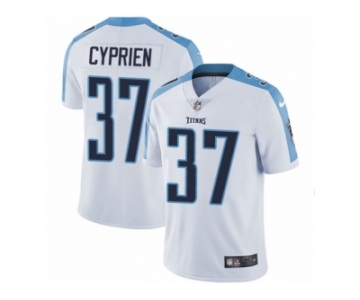 Men's Nike Tennessee Titans #37 Johnathan Cyprien Vapor Untouchable Limited White NFL Jersey