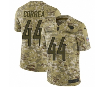 Men's Nike Tennessee Titans #44 Kamalei Correa Limited Camo 2018 Salute to Service NFL Jersey