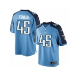 Men's Nike Tennessee Titans #45 Jalston Fowler Limited Light Blue Team Color NFL Jersey