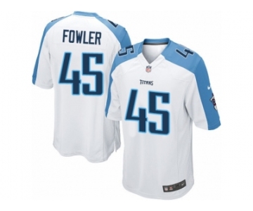 Men's Nike Tennessee Titans #45 Jalston Fowler Limited White NFL Jersey