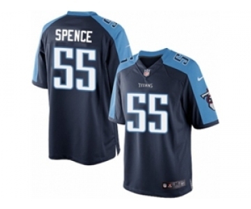 Men's Nike Tennessee Titans #55 Sean Spence Limited Navy Blue Alternate NFL Jersey