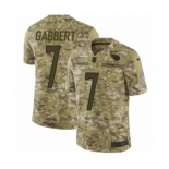 Men's Nike Tennessee Titans #7 Blaine Gabbert Limited Camo 2018 Salute to Service NFL Jersey