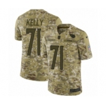 Men's Nike Tennessee Titans #71 Dennis Kelly Limited Camo 2018 Salute to Service NFL Jersey