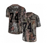 Men's Nike Tennessee Titans #74 Bruce Matthews Limited Camo Rush Realtree NFL Jersey