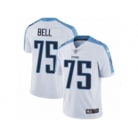 Men's Nike Tennessee Titans #75 Byron Bell Vapor Untouchable Limited White NFL Jersey