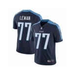 Men's Nike Tennessee Titans #77 Taylor Lewan Vapor Untouchable Limited Navy Blue Alternate NFL Jersey