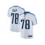 Men's Nike Tennessee Titans #78 Curley Culp Vapor Untouchable Limited White NFL Jersey