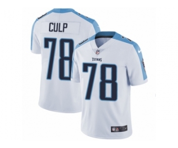 Men's Nike Tennessee Titans #78 Curley Culp Vapor Untouchable Limited White NFL Jersey