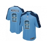 Men's Nike Tennessee Titans #8 Marcus Mariota Limited Light Blue Strobe NFL Jersey