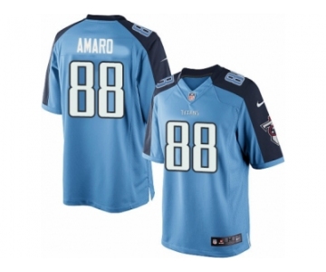 Men's Nike Tennessee Titans #88 Jace Amaro Limited Light Blue Team Color NFL Jersey