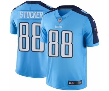 Men's Nike Tennessee Titans #88 Luke Stocker Limited Light Blue Rush Vapor Untouchable NFL Jersey