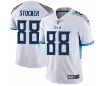 Men's Nike Tennessee Titans #88 Luke Stocker White Vapor Untouchable Limited Player NFL Jersey