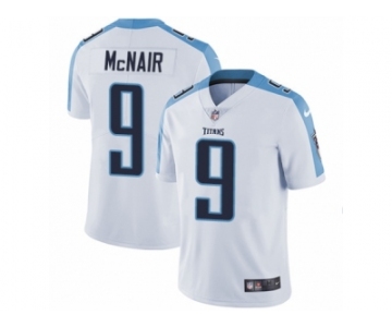 Men's Nike Tennessee Titans #9 Steve McNair Vapor Untouchable Limited White NFL Jersey