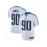 Men's Nike Tennessee Titans #90 DaQuan Jones Vapor Untouchable Limited White NFL Jersey