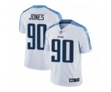 Men's Nike Tennessee Titans #90 DaQuan Jones Vapor Untouchable Limited White NFL Jersey