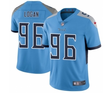 Men's Nike Tennessee Titans #96 Bennie Logan Light Blue Alternate Vapor Untouchable Limited Player NFL Jersey