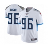 Men's Nike Tennessee Titans #96 Bennie Logan White Vapor Untouchable Limited Player NFL Jersey