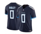 Men's Tennessee Titans #0 Calvin Ridley Navy 2023 F.U.S.E. Vapor Limited Football Stitched Jersey