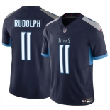 Men's Tennessee Titans #11 Mason Rudolph Navy 2024 F.U.S.E. Vapor Limited Football Stitched Jersey