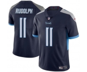 Men's Tennessee Titans #11 Mason Rudolph Navy Vapor Limited Football Stitched Jersey