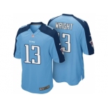 Men's Tennessee Titans #13 Kendall Wright Blue Color Rush Limited Jersey