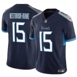 Men's Tennessee Titans #15 Nick Westbrook-Ikhine Navy 2024 F.U.S.E. Vapor Limited Football Stitched Jersey