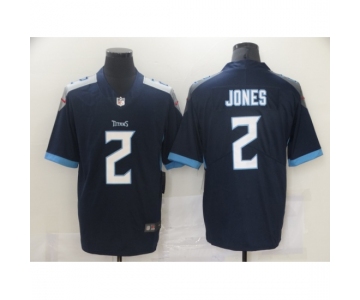 Men's Tennessee Titans #2 Julio Jones Nike Navy Draft First Round Pick Limited Jersey