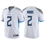 Men's Tennessee Titans #2 Robert Woods White Vapor Untouchable Stitched Jersey