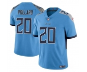 Men's Tennessee Titans #20 Tony Pollard Blue Vapor Limited Football Stitched Jersey