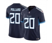 Men's Tennessee Titans #20 Tony Pollard Navy 2023 F.U.S.E. Vapor Limited Football Stitched Jersey