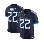 Men's Tennessee Titans #22 Derrick Henry Navy 2023 F.U.S.E Vapor Untouchable Stitched Jersey