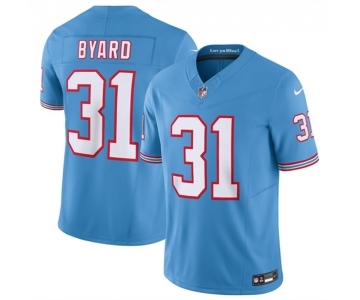 Men's Tennessee Titans #31 Kevin Byard Light Blue 2023 F.U.S.E. Vapor Limited Throwback Stitched Football Jersey