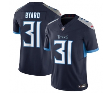 Men's Tennessee Titans #31 Kevin Byard Navy 2023 F.U.S.E Vapor Untouchable Stitched Jersey