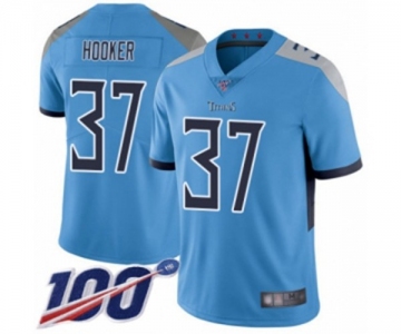 Men's Tennessee Titans #37 Amani Hooker Light Blue Alternate Vapor Untouchable Limited Player 100th Season Football Jersey