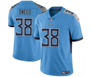 Men's Tennessee Titans #38 L'Jarius Sneed Blue Vapor Limited Football Stitched Jersey