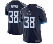 Men's Tennessee Titans #38 L'Jarius Sneed Navy Vapor Limited Football Stitched Jersey