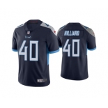 Men's Tennessee Titans #40 Dontrell Hilliard Navy Vapor Untouchable Stitched Jersey