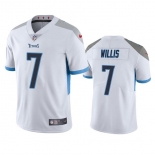 Men's Tennessee Titans #7 Malik Willis White Vapor Untouchable Stitched Jersey