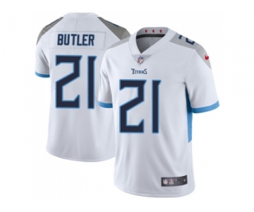 Nike Tennessee Titans #21 Malcolm Butler White Men Stitched NFL Vapor Untouchable Limited Jersey