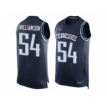 Nike Tennessee Titans #54 Avery Williamson Navy Blue Alternate Men's Stitched NFL Limited Tank Top Jersey