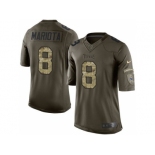 Nike Tennessee Titans #8 Marcus Mariota Green Salute to Service Jerseys[Limited]