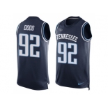 Nike Tennessee Titans #92 Kevin Dodd Navy Blue Alternate Men Stitched NFL Limited Tank Top Jersey