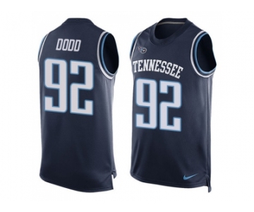 Nike Tennessee Titans #92 Kevin Dodd Navy Blue Alternate Men Stitched NFL Limited Tank Top Jersey