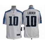 nike nfl jerseys tennessee titans #10 jake locker white[nike limited]