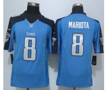 nike nfl jerseys tennessee titans #8 mariota lt.blue[nike limited][mariota]