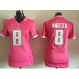 2015 Women Nike Tennessee Titans #8 Marcus Mariota pink jerseys