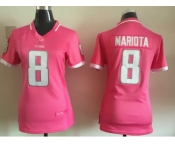 2015 Women Nike Tennessee Titans #8 Marcus Mariota pink jerseys