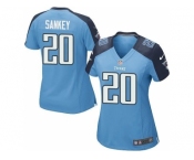 Women Nike Tennessee Titans #20 Bishop Sankey Light Blue Jerseys