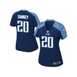 Women Nike Tennessee Titans #20 Bishop Sankey Navy Blue Jerseys