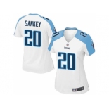 Women Nike Tennessee Titans #20 Bishop Sankey white Jerseys